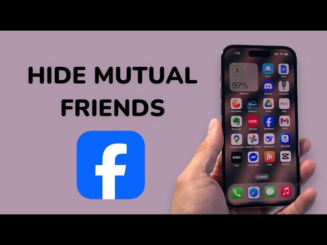 How To Hide Mutual Friend On Facebook?