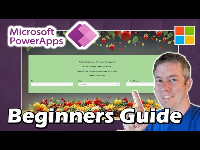 How to Create a Custom Form with Power Apps (Beginner's Tutorial)