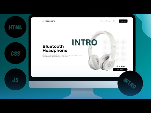 Responsive Website Using HTML CSS & JavaScript With Source Code | Headphones Website