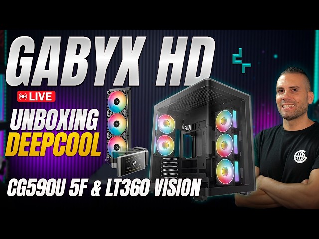 🔴 Unboxing Exclusivo DEEPCOOL CG590U 5F & Liquida LT360 VISION | MONTAJES PC PERSONALIZADOS