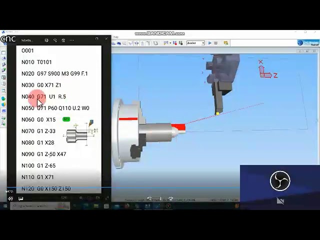 ارسال كورس كامل تعليم التشغيل والبرمجه الخراطه CNC كنترول فانوك وسيمنز و Gsk  تواصل واتس 01017836155