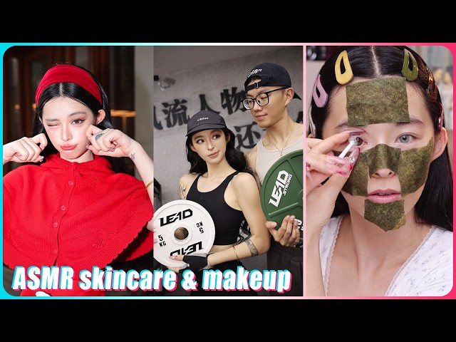 Mitsuisen☘️ASMR Makeup Tutorial & Skincare Routines✨Satisfying skincare asmr🍃Beauty Secrets🌿533