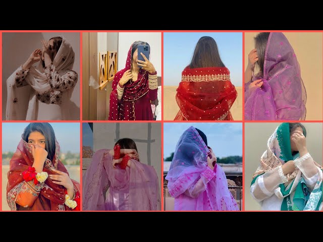 Stylish hidden face dp with dupatta//dpz for girls//insta fb dpz//hidden face dpz