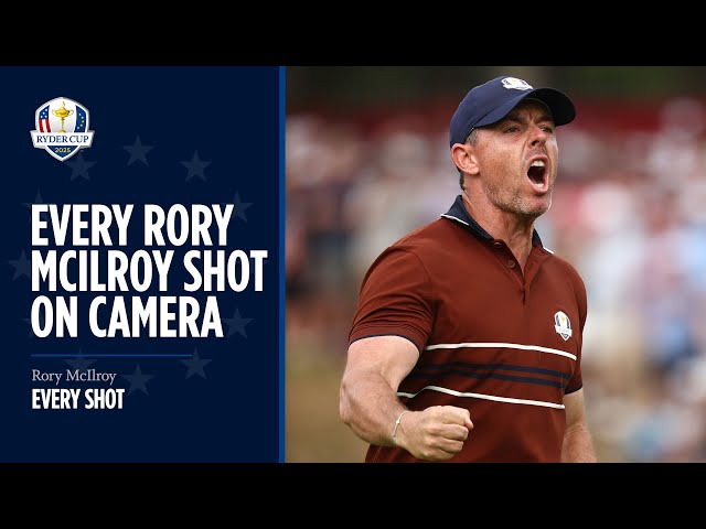 Every Rory McIlroy Shot | 2025 Ryder Cup