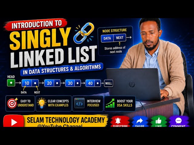 Singly Linked List in Data Structures and Algorithms 