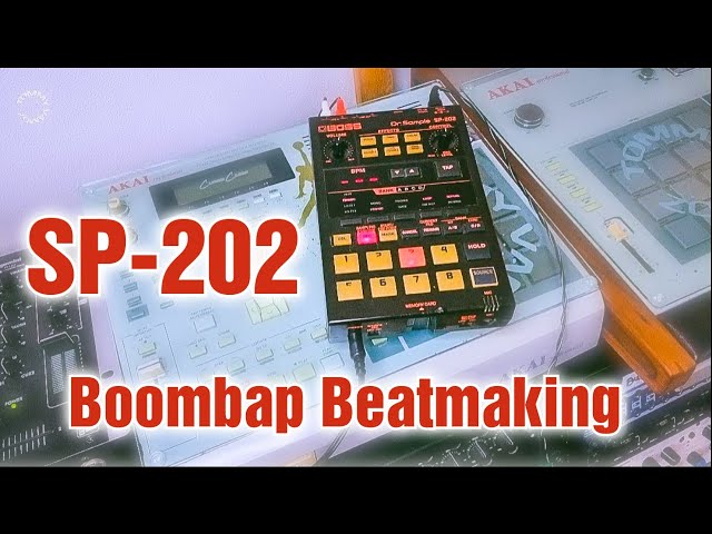 Boombap Beatmaking On The SP 202 | sampling from vinyl video