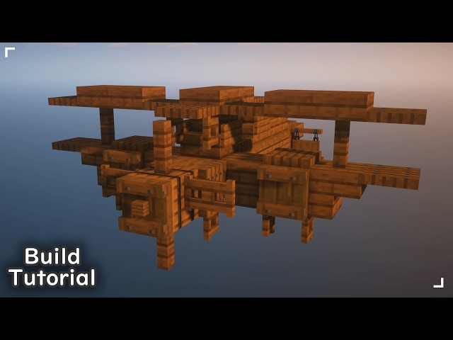 🪵 Small Wooden Plane 🛩️ | Minecraft Build Tutorial