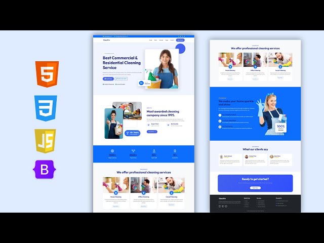 Build Modern Website Using HTML CSS Bootstrap (Step-by-Step)