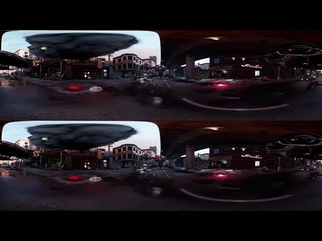 Camera 360 - camera system. Unreal Showdown 4k 360 stereo 60fps