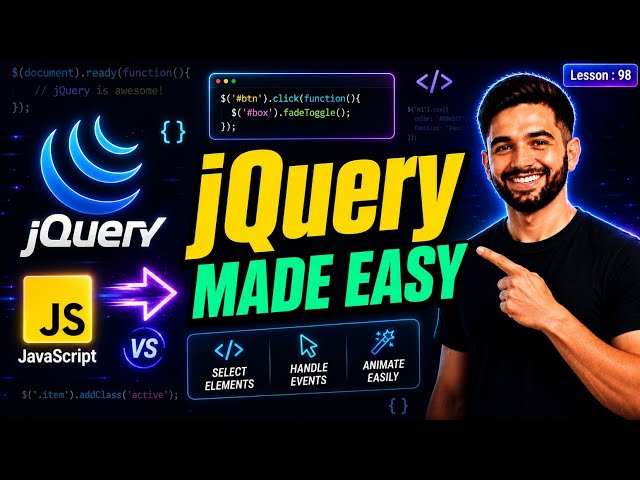 What is jQuery? | JavaScript Tutorial for Beginners (Placement Course)