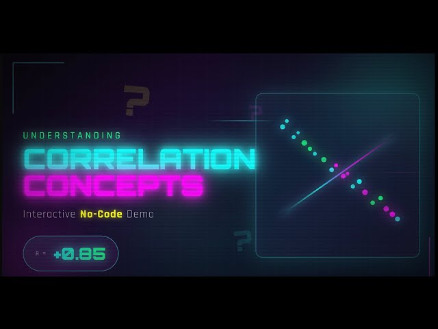 Correlation Analysis Explained | Concepts + No-Code Tutorial