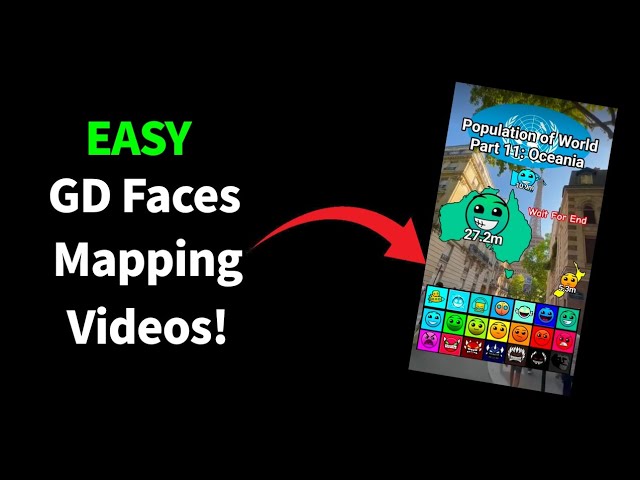 How To Make GD Faces Mapping Videos! (Tutorial)