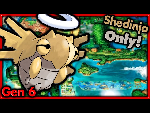 NEW GAME!   Can I Beat Pokemon Omega Ruby with ONLY Shedinja? 🔴 Pokemon Challenges