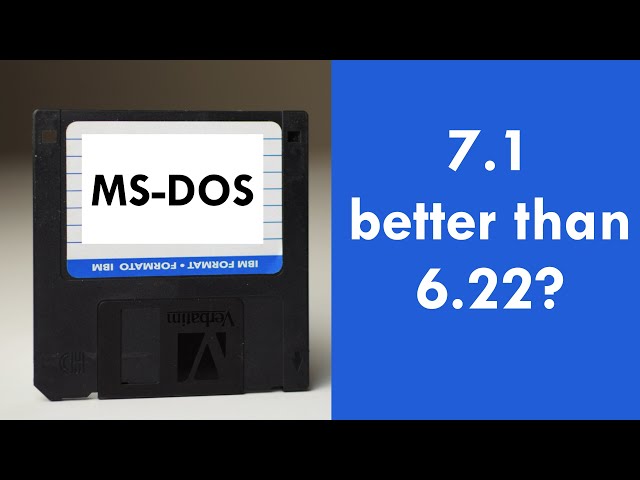 Which version of MS-DOS is better for playing old games? 6.22 or 7.1?