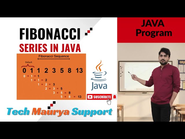 Fibonacci Series in Java | Easy Program with Example