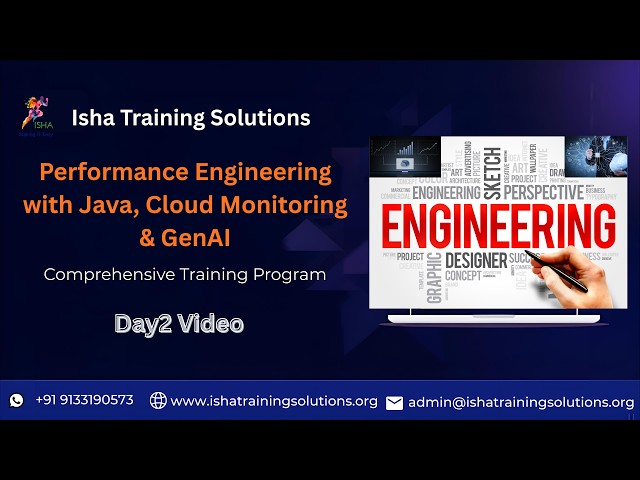 Performance Engineering Day2 On 5th Feb 2026.Pls contact or WhatsApp us on +91-9133190573 to enroll.