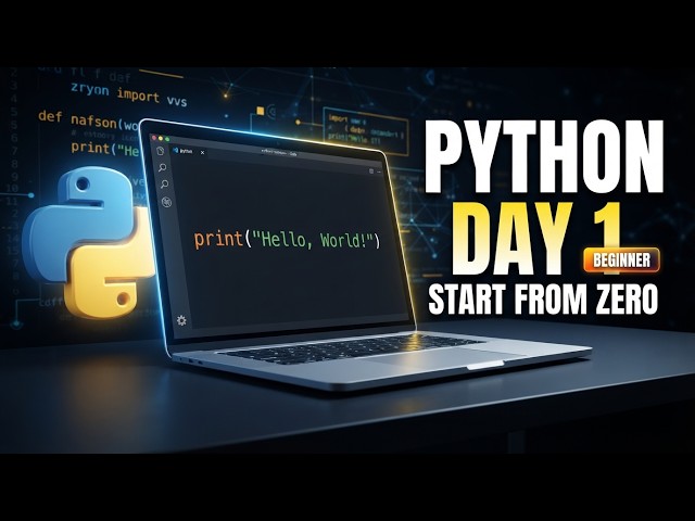 Python Tutorial for Beginners | Day 1 | Python Basics in Urdu/Hindi 🐍