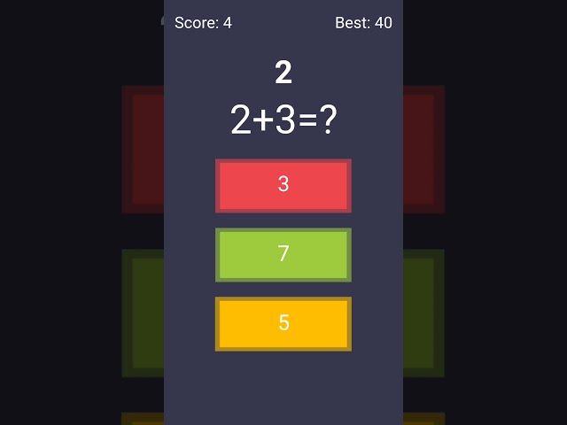 Source Code HTML5 Games (Quick Maths) Construct 2/3