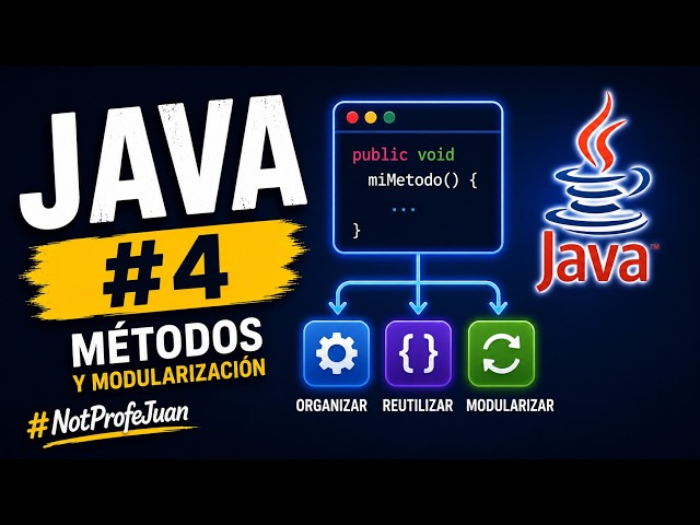 🚀 Java desde Cero #4 | Métodos y Modularización Paso a Paso