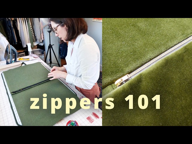 Afraid of Sewing Zippers? Practice with This Easy Pillow Cover Tutorial (Invisible + Centered)