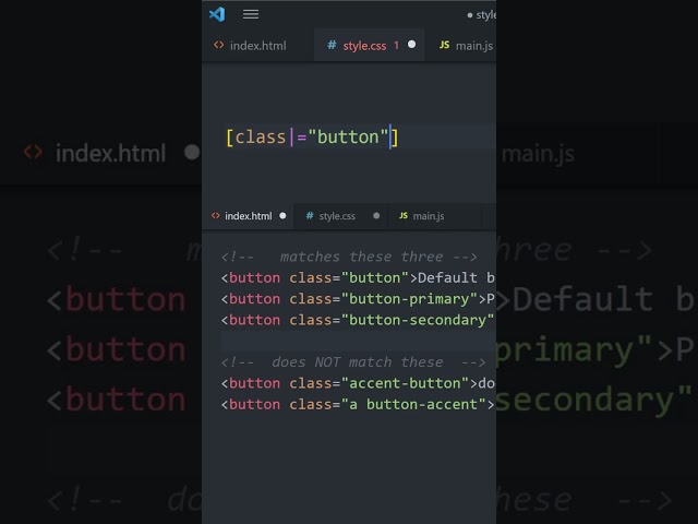 Attribute selectors are OP