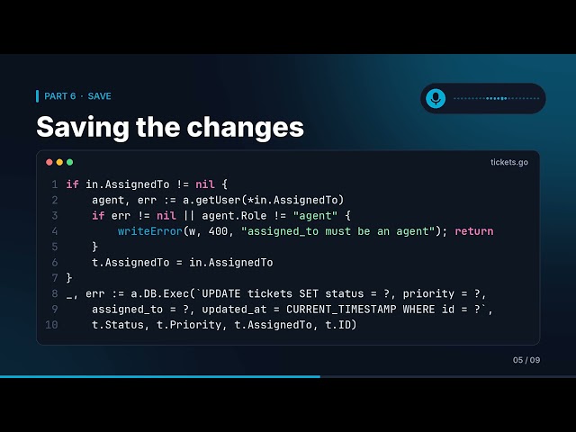 Build a Helpdesk API with Go — Part 6: Update, Delete & Comments