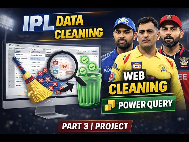 Power Bi Project | IPL Data Anaysis | Data Cleaning