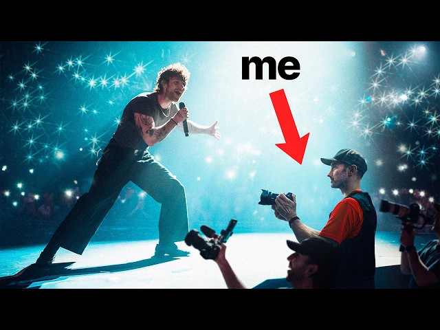 I Attempted The Most CHAOTIC Job In Music (Concert Photography)