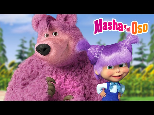 Masha y el Oso 🌸 ¡Píntalode ROSA! 🌸 El poder del baño | Colección 🎬 Masha and the Bear