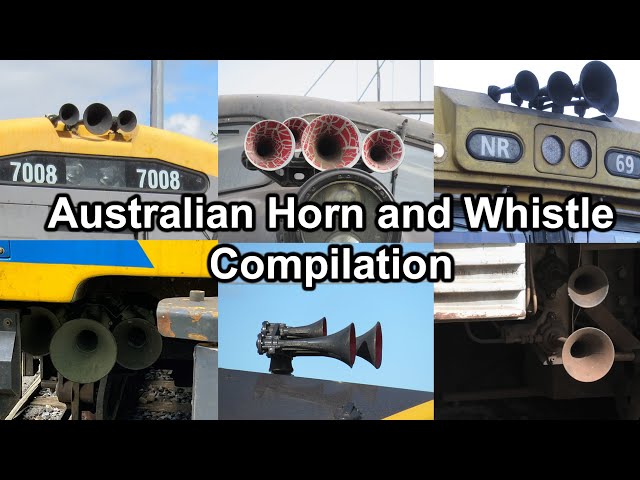 22 Minutes of Blasting Australian Horns and Whistles!! (Australian Horn and Whistle Compilation)