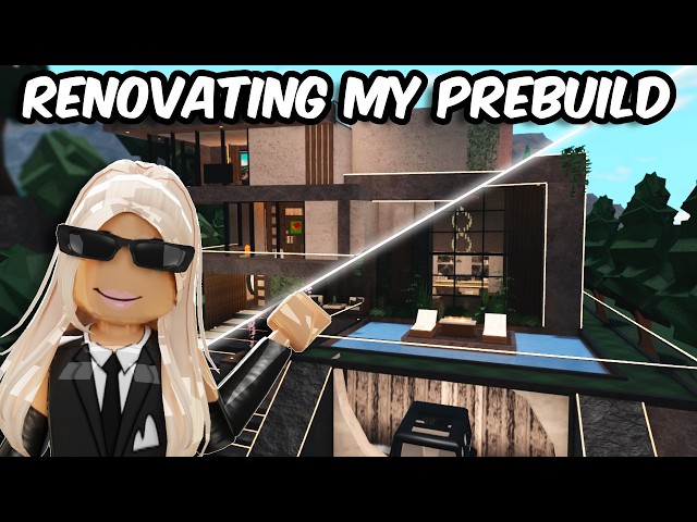 RENOVATING MY PREBUILT HOUSE in BLOXBURG