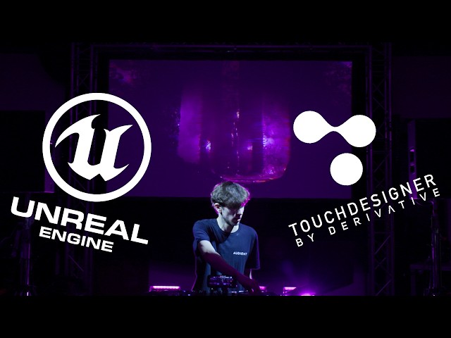 Audio Reactive Real-time DJ Set - w/ Touchdesigner & Unreal Engine
