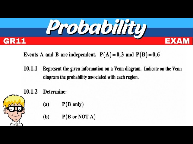Probability Gr 11 Exam Question