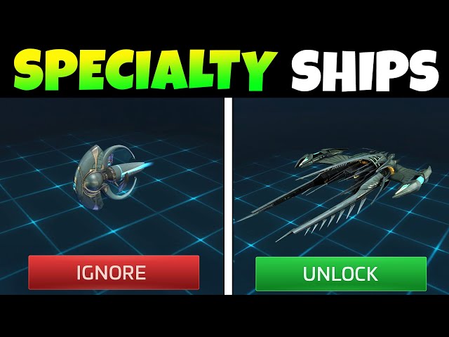 How to Unlock and Upgrade SPECIALITY SHIPS in STFC
