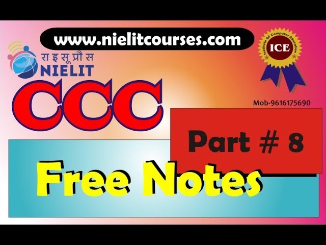 CCC free notes and important questions