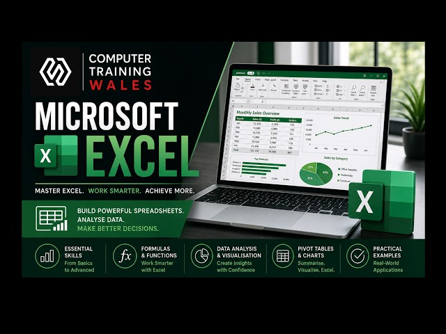 Master Microsoft Excel with Computer Training Wales | Comprehensive Excel Training Course