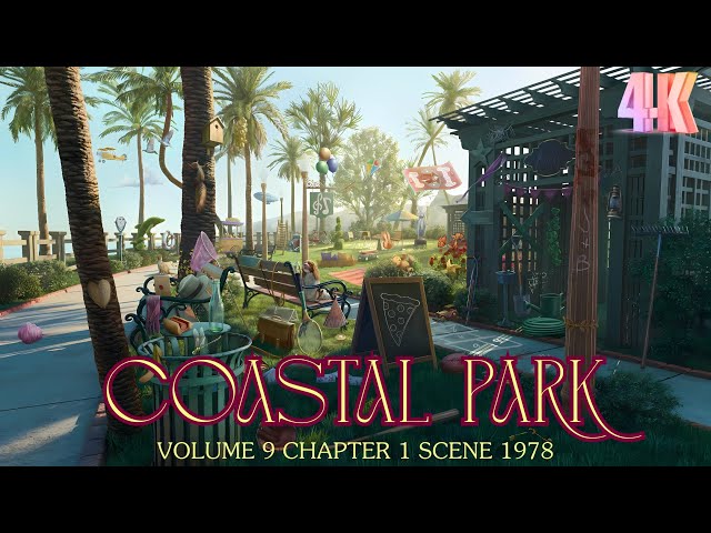 June's Journey Scene 1978 | Vol 9 Ch 1 | Coastal Park | Mastered Scene | 4K ULTRA HD