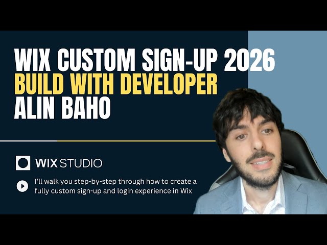 How to Create a Custom Wix Sign-Up & Login (2026 Guide)