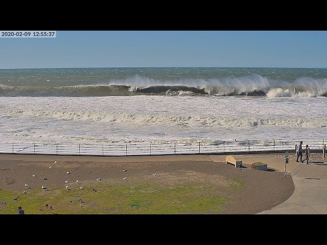 Sharp Park Beach, Pacifica CA 4K Live