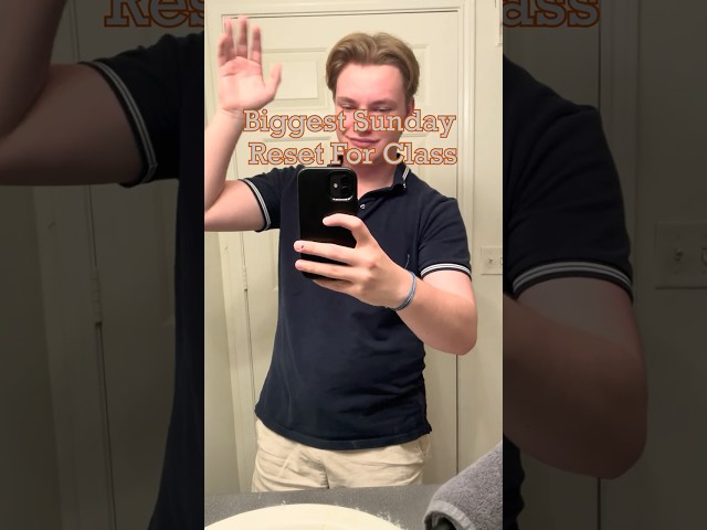 Sunday Reset Before Classes Start