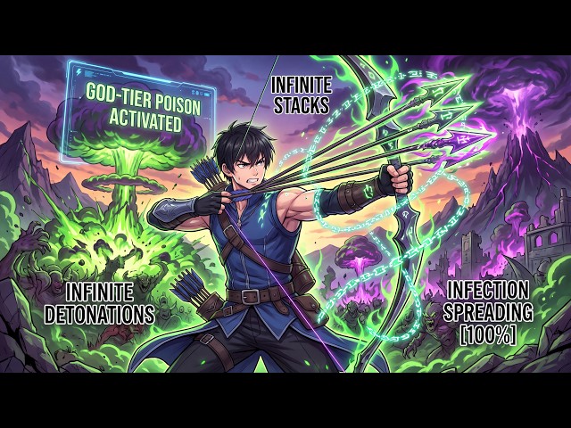 An S-Rank Golden Light... But I Awakened as a D-Rank Archer-【Soul Poison】.