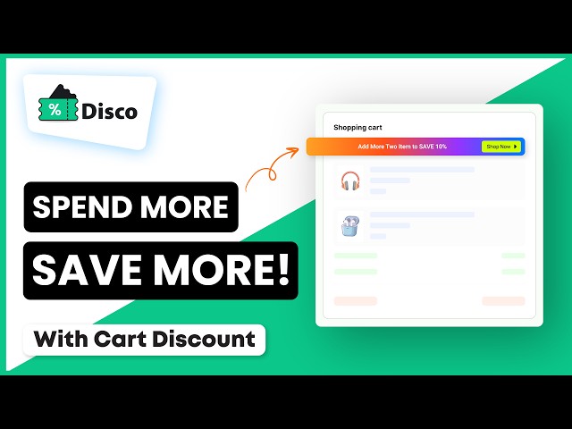 Increase Sales with 'Spend More, Save More' | WooCommerce Plugin