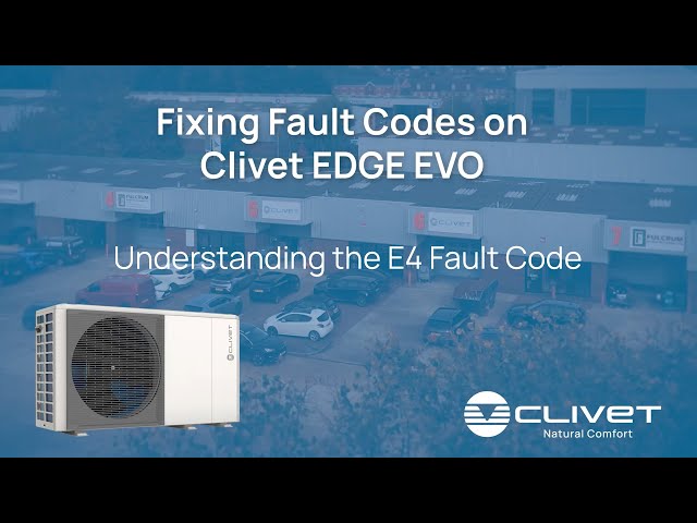 Clivet - Fixing Fault Code E4