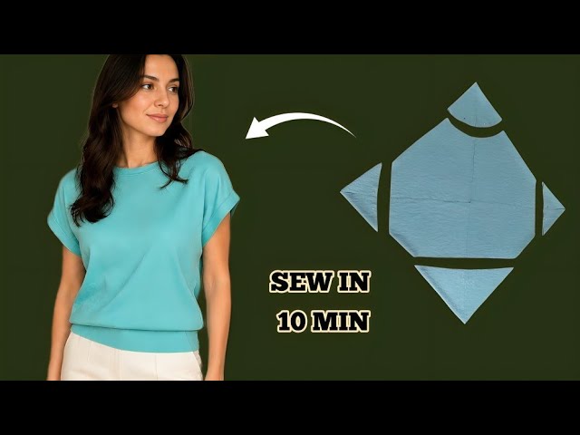 ✅ 10-Minute Summer Top | Beginner-Friendly 