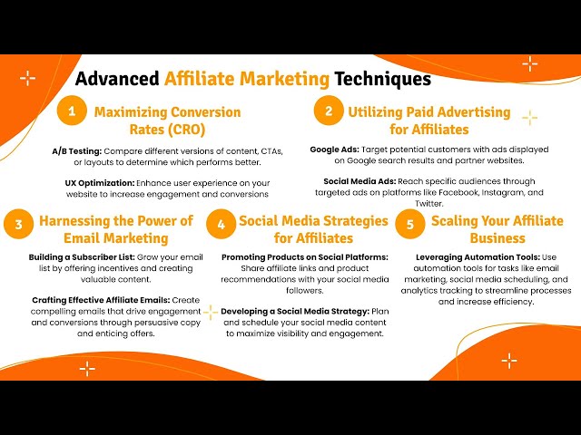 Affiliate Marketing Course - Advanced Affiliate Marketing Techniques - Lecture 07
