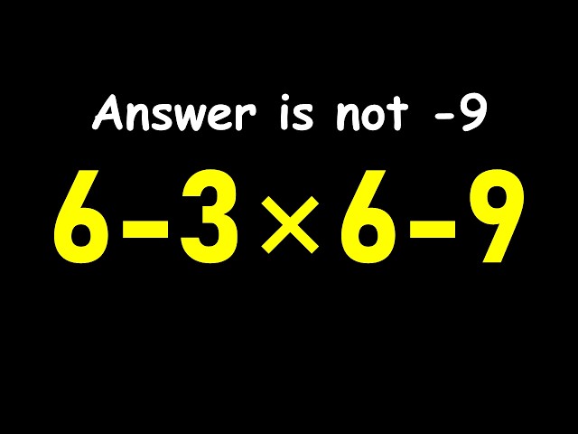 This Math Expression Breaks People's Brains!