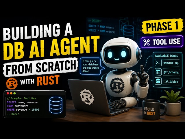 Building A DB AI Agent from Scratch with Rust Part1  - Tool Use #rustlang #postgres #aiagents