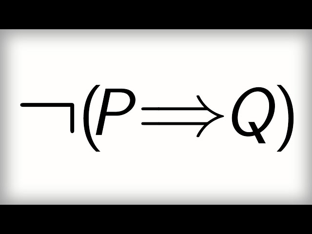 1.8 How to negate a conditional statement