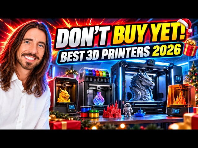 DON'T Buy a 3D Printer Yet! The BEST NEW Printers of 2026
