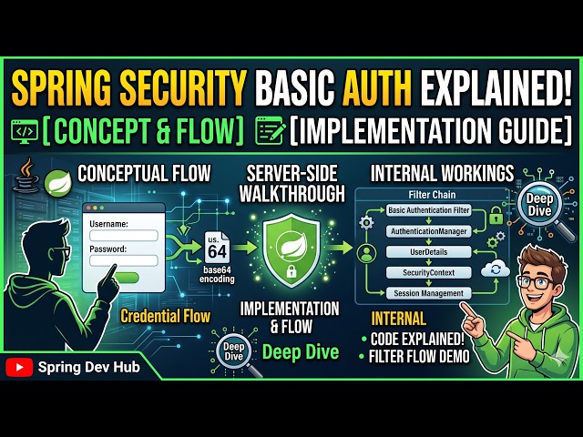 Spring Security Basic Authentication Explained (Architecture & Config)
